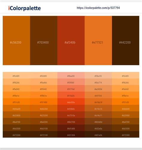 210+ Latest Color Schemes with Rust Color tone combinations | 2022 ...