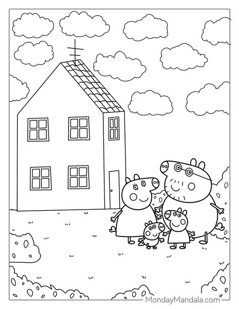 50 peppa pig coloring pages free pdf printables – Artofit