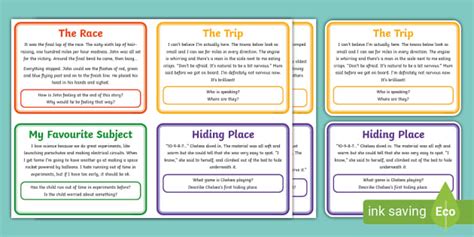 KS2 Inference Questions Challenge Cards - Primary Resource