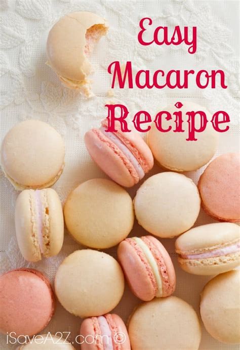 Easy Macaron Recipe - iSaveA2Z.com