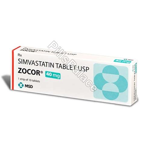 Zocor 40mg : Uses, dosage, Side Effects and Reviews - Pillspalace