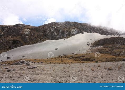 Glacier Volcano Nevado Del Ruiz, In Los Nevados National Natural Park ...