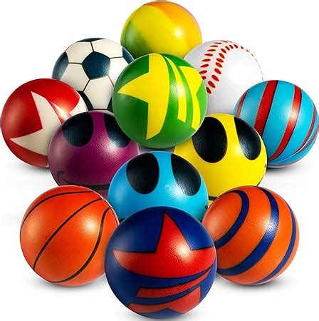 Amazon.com: 50 Mini Stress Balls For Kids And Adults - Bulk 2 Inch ...