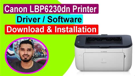 Canon Lbp6230 DN driver installation - YouTube