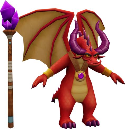 Red (Spyro A Hero's Tail) Model by CRASHARKI on DeviantArt