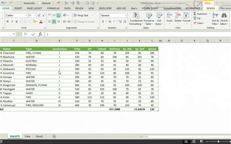 Excel Table Format Templates | Elcho Table