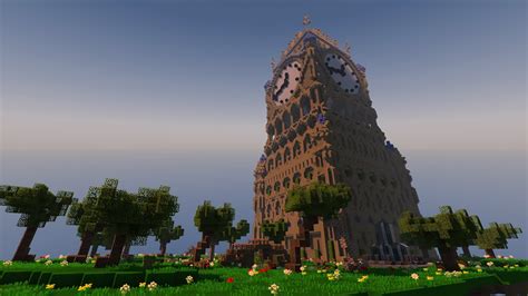 Minecraft Clock Tower Schematic