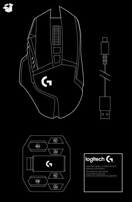 Logitech Lightspeed G502 Wireless Gaming Mouse Setup Guide