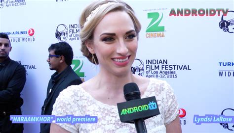 Lyndsi LaRose of "Ant Man" at Indian Film Festival last night.