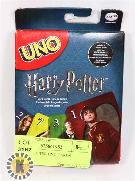 HARRY POTTER UNO CARDS