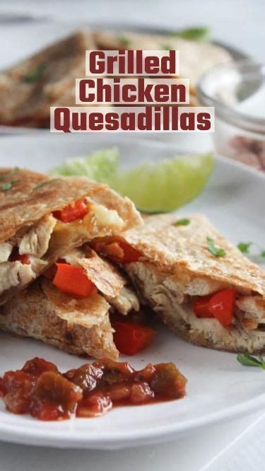 Easy Grilled Chicken Quesadilla Recipe | Rezept