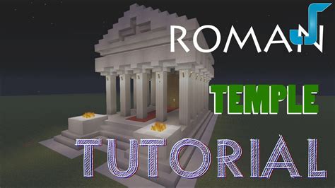 Minecraft Roman Temple Build [TUTORIAL] (Xbox, PS3, PC) - YouTube