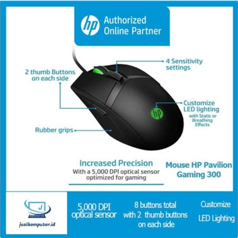 Jual HP Pavilion Gaming Mouse 300 - Jakarta Pusat - jualkomputer.id ...