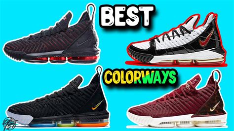 Top 10 Nike Lebron 16 Colorways! - YouTube