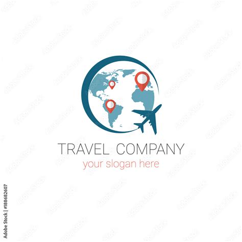 Travel Agency Logo Template Tourism Company Banner Design Vector ...