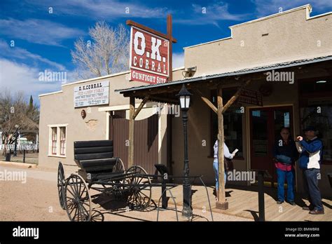 OK Corral Gunfight Site, Tombstone, Arizona Stock Photo - Alamy