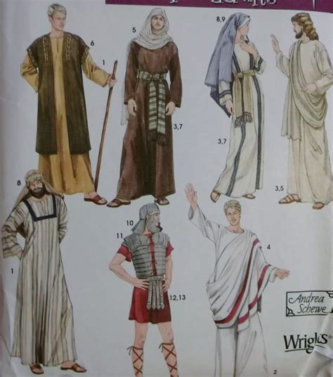 Adult Biblical Passion Play Costumes & Helmet Simplicity 4213 Pattern ...