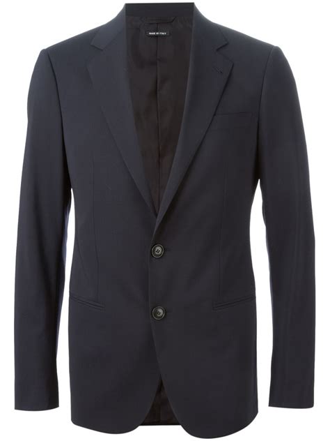 Giorgio Armani Slim Fit Suit in Blue for Men | Lyst