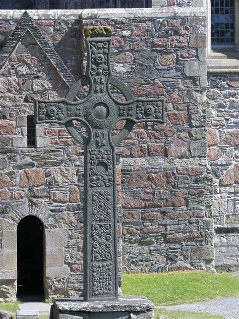 St. John's cross at Iona Abbey | Isle of iona, Scotland tours, Scenic views