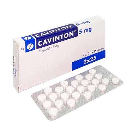 Cavinton 5mg (vinpocetin) Hungari H/2*25 - Dược phẩm Hồng Phát