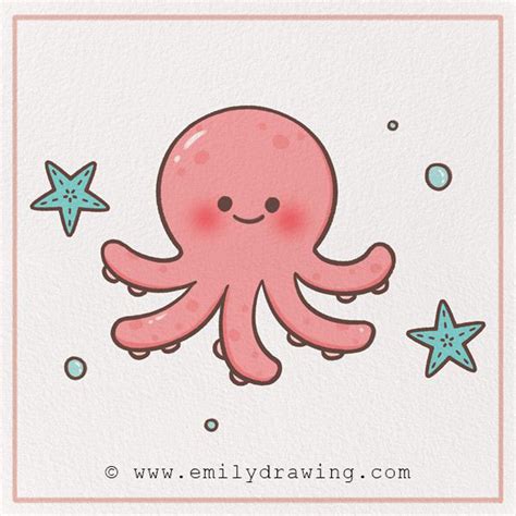 How to Draw an Octopus – Emily Drawing