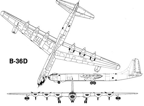 Convair B 36 Cutaway Drawing Aeronefnet | Images and Photos finder