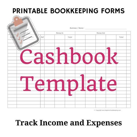 Free Bookkeeping Forms and Accounting Templates | Printable PDF | Small ...