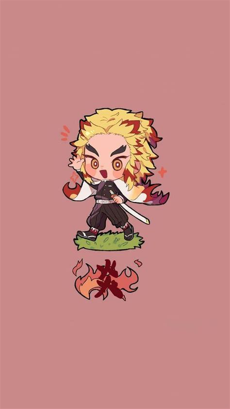 Kyojuro Rengoku #KimetsunoYaiba | Chibi wallpaper, Anime demon, Anime chibi