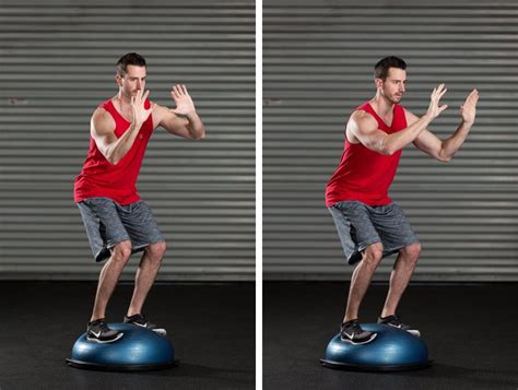 7 Basic BOSU Balance Exercises | Exercise, Balance exercises, Ball ...