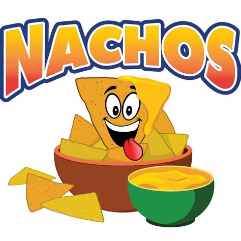 Nachos 24" Concession Decal Sign cart Trailer Stand Sticker Equipment ...