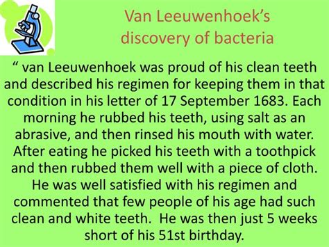 PPT - Anton von Leeuwenhoek PowerPoint Presentation - ID:2458566