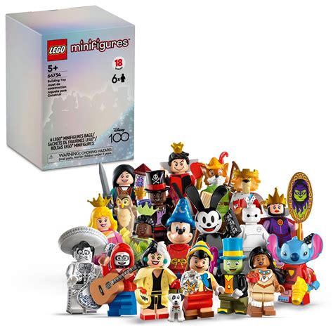 LEGO Minifigures Disney 100 6 Pack 66734 Limited Edition Collectible ...