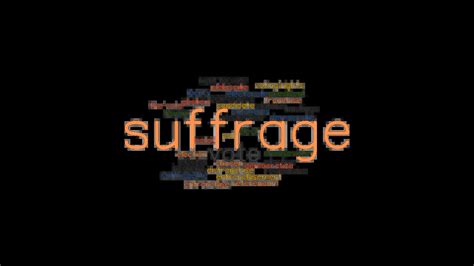 SUFFRAGE: Synonyms and Related Words. What is Another Word for SUFFRAGE ...