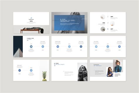 Enter Minimalist Keynote Template - Design Cuts