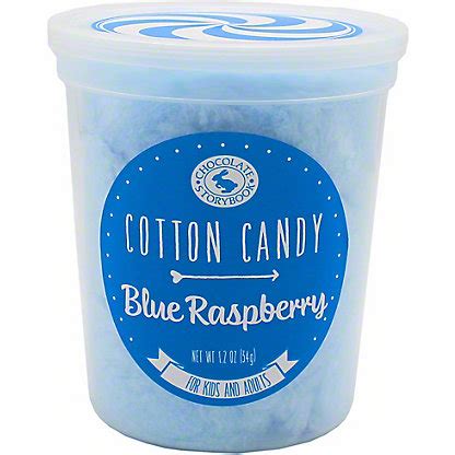 Chocolate Storybook Blue Raspberry Gourmet Cotton Candy, 1.2 oz ...