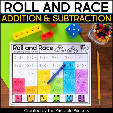 Roll The Dice Game Printable