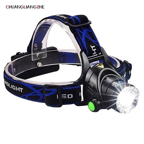 CHUANGLIANGZHE Led Headlamp T6 Zoom Waterproof Flashlight Head ...