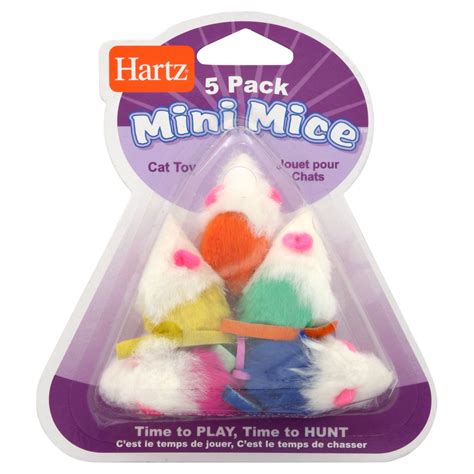 Hartz Cat Toy, Mini Mice, 5 pack