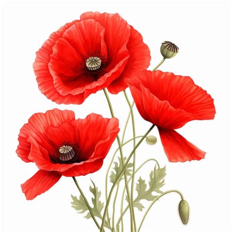 Poppy Vector Free Download