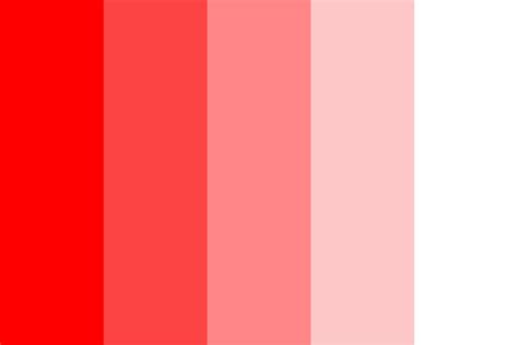 Red Pink White Color Palette