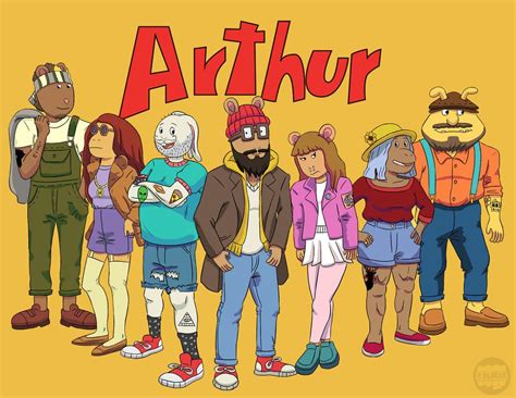 If The Cast Of "Arthur" All Grew Up To Be Hipsters | Arthur characters ...