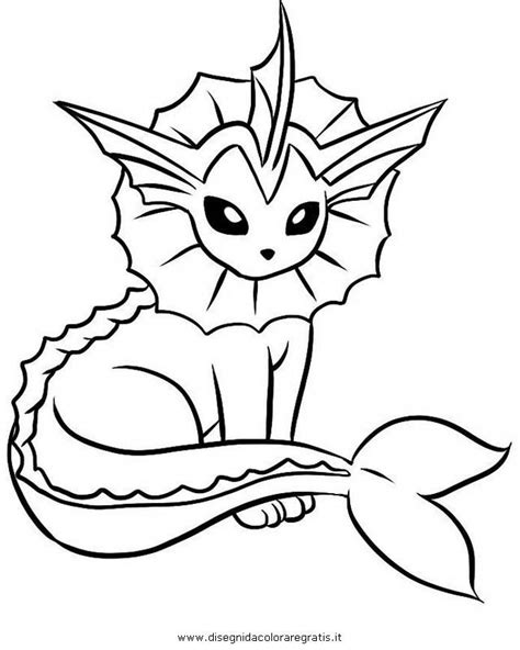 Vaporeon coloring pages | www.veupropia.org | Pokemon coloring, Pokemon ...