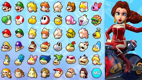 Mario Kart 8 Deluxe - All Characters (DLC Included) - YouTube