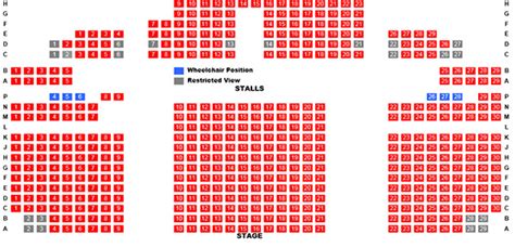 Eden Court Empire Theatre Seating Plan | Elcho Table