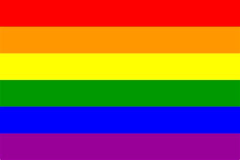 The Colors Of The Gay Pride Flag