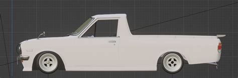 ArtStation - datsun 1200 pickup sunny truck solidbody | Resources