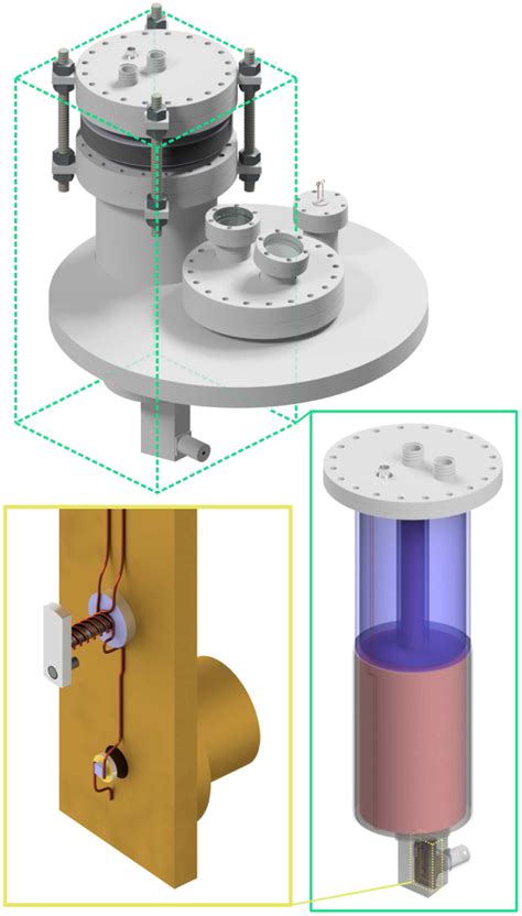 Schematic illustration of bolometer detector and rotating platform ...