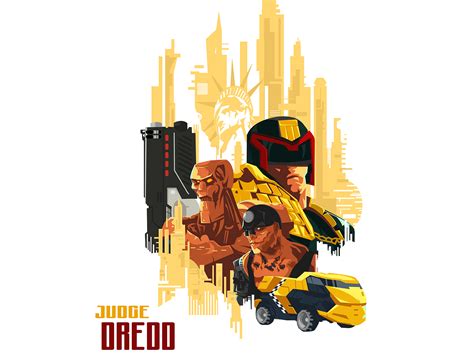 Judge Dredd movie poster by Balog Kristóf on Dribbble