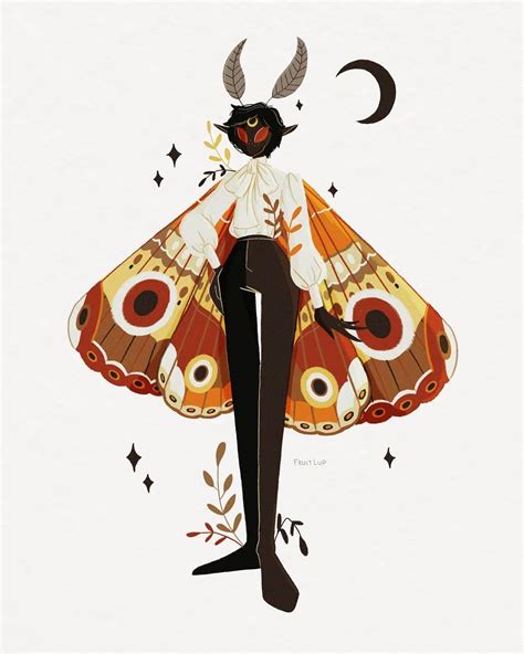 Becca 🌻 [HIATUS] on Instagram: “It's the mothman! 🍂🌙 • So... I hit 1K ...