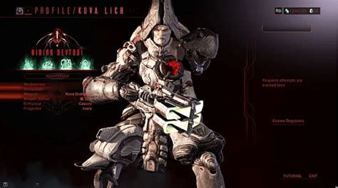 Warframe Guide: How to Get Kuva Lich - GameSkinny